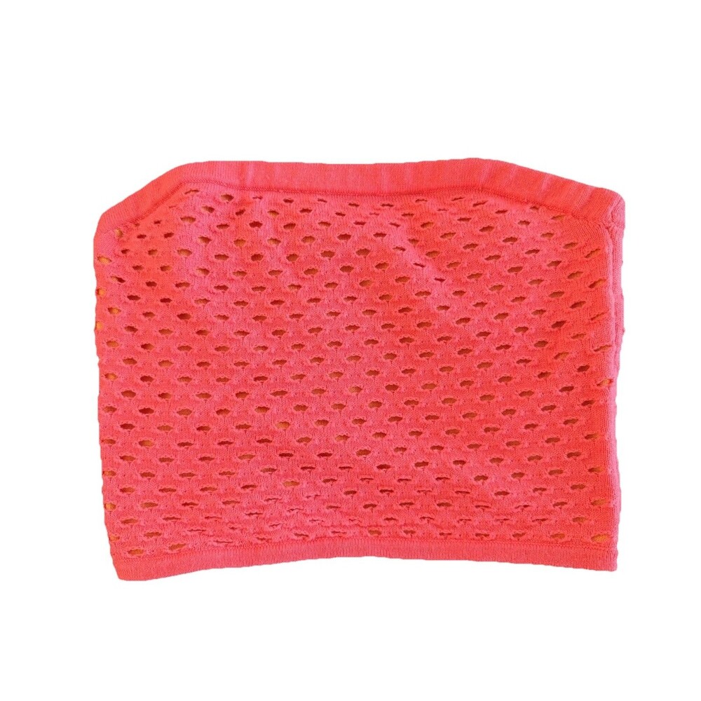 Aerie Coral Pink And Orange Tube XS Stretch Retail $39 Summer